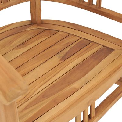 vidaXL Ensemble à manger de jardin 3 pcs Bois de teck solide