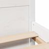 vidaXL Cadre de lit sans matelas blanc 120x200 cm bois de pin massif