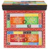 vidaXL Cabinet de chevet avec tiroir Multicolore 40 x 30 x 40 cm