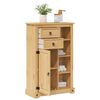 vidaXL Armoire de salle de bain Corona 70x33x110 cm bois de pin massif