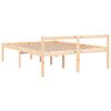 vidaXL Lit pour personne &acirc;g&eacute;e sans matelas 135x190 cm