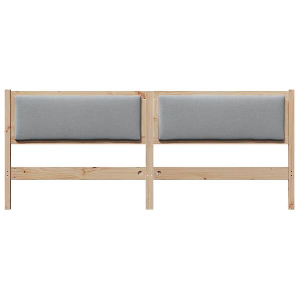 vidaXL T&ecirc;te de lit Autre Marron 200 cm Bois massif en pin