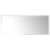 vidaXL Miroir de salle de bain Blanc brillant Bois d&rsquo;ing&eacute;nierie