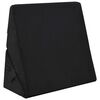vidaXL Coussin en coin Autre Noir 55 x 55 x 26 cm
