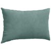 vidaXL Coussins de canap&eacute; 2 pcs Vert Mer 50 x 30 cm