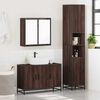 vidaXL Ensemble de meubles de salle de bain 3 pcs Chêne marron