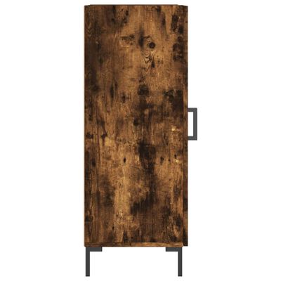 vidaXL Buffet Chêne fumé 34,5x34x90 cm Bois d'ingénierie