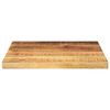 vidaXL Dessus de table 40x40x2,5 cm carr&eacute; bois massif de manguier brut