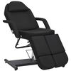vidaXL Chaise de traitement de beaut&eacute; Similicuir Noir 180x62x78 cm