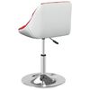 vidaXL Chaise de salle &agrave; manger Rouge et blanc Similicuir