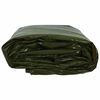 vidaXL B&acirc;che 650g / m&sup2; Vert olive 3 x 3 m Toile avec rev&ecirc;tement en PVC