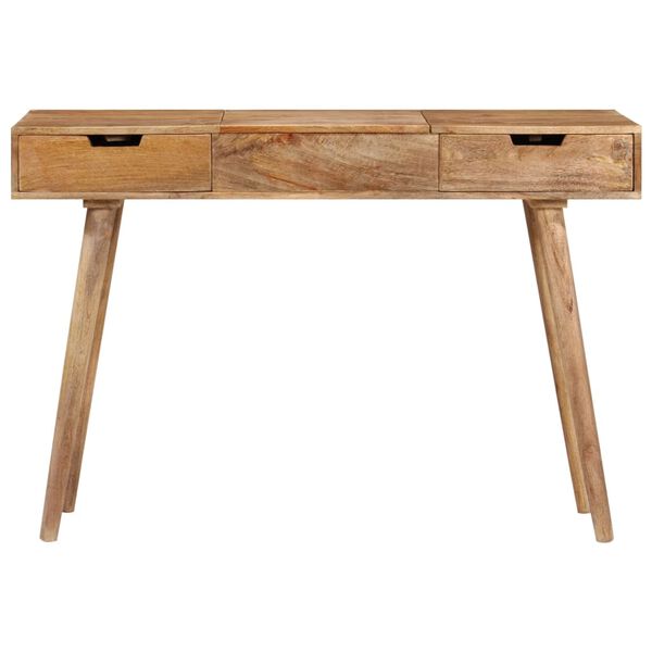 vidaXL Coiffeuse 112x45x76 cm Bois de manguier solide