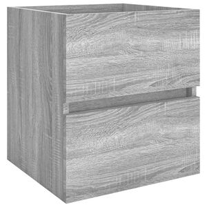 vidaXL Armoire d'&eacute;vier Sonoma gris 41x38,5x45 cm Bois d'ing&eacute;nierie