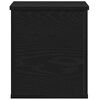 vidaXL Bo&icirc;te de Rangement Ch&ecirc;ne noir 30 x 35 x 35 cm Bois d'ing&eacute;nierie