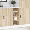 vidaXL Meuble bas "Riga" Ch&ecirc;ne Sonoma 30&nbsp;x&nbsp;44,5&nbsp;x&nbsp;81,5&nbsp;cm Bois d'ing&eacute;nierie