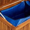 vidaXL Bo&icirc;te de rangement de jardin 200x80x75 cm Bois d'acacia solide