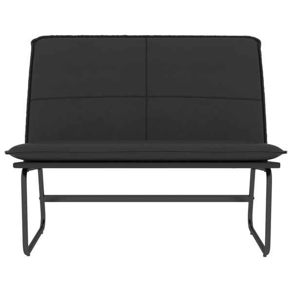vidaXL Banc Noir 100x75x76 cm Similicuir
