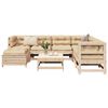 vidaXL Salon de jardin 8 pcs bois de pin massif