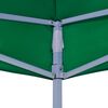 vidaXL Toit de tente de réception 3x3 m Vert 270 g/m²