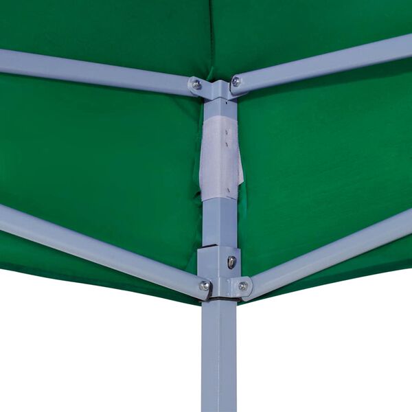 vidaXL Toit de tente de réception 3x3 m Vert 270 g/m²