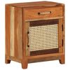 vidaXL Table de chevet 40x30x50 cm Bois de récupération massif