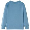 Sweatshirt pour enfants bleu moyen 140