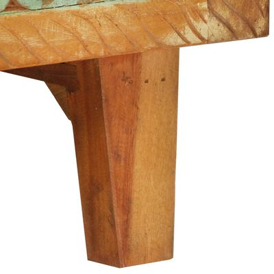 vidaXL Buffet sculpté à la main 55x30x75 cm bois massif récupération