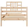 vidaXL Cadre de lit sans matelas bois de pin massif