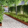 vidaXL Bordure de Pelouse Rouill&eacute; 450 x 0,05 x 15 cm