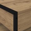 vidaXL Table basse Ch&ecirc;ne artisan 80 x 50 x 40 cm Bois d'ing&eacute;nierie