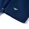 Chemise pour enfants bleu marine 140