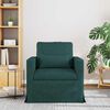 vidaXL Canap&eacute; 180cm Vert fonc&eacute; M&eacute;tал