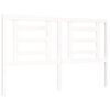 vidaXL Cadre de lit sans matelas blanc 160x200 cm bois de pin massif