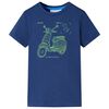 T-shirt pour enfants bleu fonc&eacute; 116