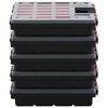 vidaXL Bo&icirc;tes d'assortiment 10 pcs 34,5x25x5 cm Polypropyl&egrave;ne
