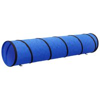 vidaXL Tunnel pour chien bleu Ø 40x200 cm polyester