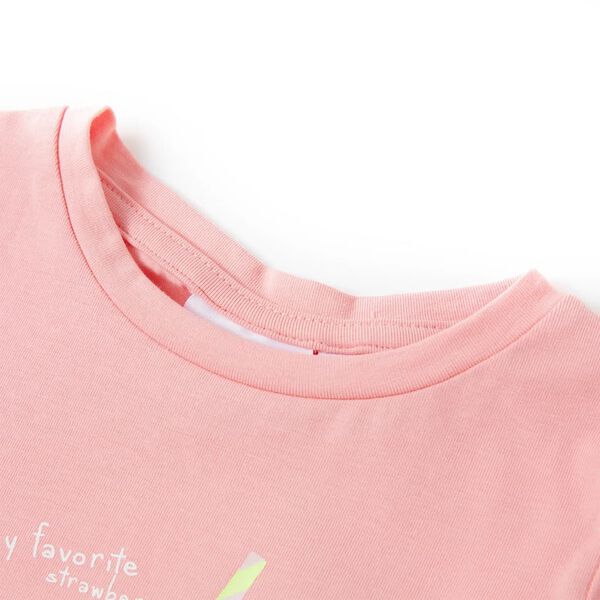 T-shirt pour enfants rose 104