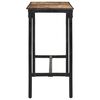 vidaXL Ensemble de bar 7 pcs bois de manguier brut massif et m&eacute;tal