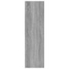 vidaXL Biblioth&egrave;que/S&eacute;parateur de pi&egrave;ce Sonoma gris Bois d'ing&eacute;nierie