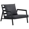 vidaXL Salon de jardin 4 pcs avec coussins Aluminium Gris foncé