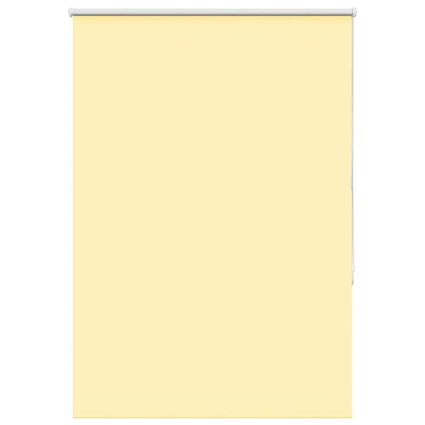 vidaXL Store enrouleur occultant jaune largeur du tissu 110,7 cm
