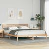 vidaXL Cadre de lit Marron 180 x 200 cm Pin massif