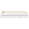 vidaXL Cadre de lit sans matelas blanc 140x200 cm