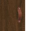 vidaXL Buffet haut ch&ecirc;ne marron 69,5x31x115 cm bois d'ing&eacute;nierie