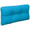 vidaXL Coussins de palette lot de 2 bleu clair tissu