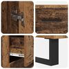 vidaXL Haut Armoire avec tiroir 2 pcs Bois Ancien Bois d'ing&eacute;nierie