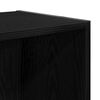 vidaXL Biblioth&egrave;que Ch&ecirc;ne noir 143 x 30 x 36 cm Bois d'ing&eacute;nierie