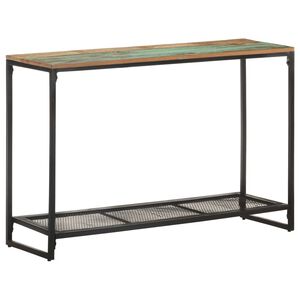 vidaXL Table console 110x35x75 cm Bois de r&eacute;cup&eacute;ration massif