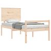 vidaXL Lit pour personne &acirc;g&eacute;e sans matelas bois massif