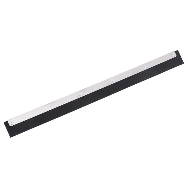 vidaXL T&ecirc;tes de raclette de sol 5 pcs 45,5x2x5 cm acier et caoutchouc